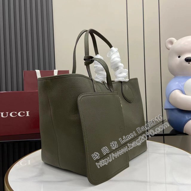 Gucci專櫃古馳最新款Totissima系列托特包雙面手提購物包 jh2958型號：839112